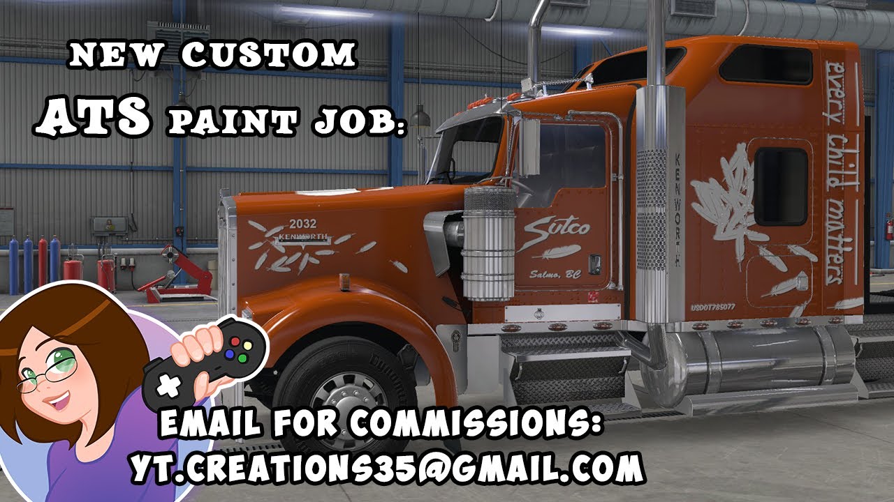 ATS custom skins/paint job commission / Convoy - July 2