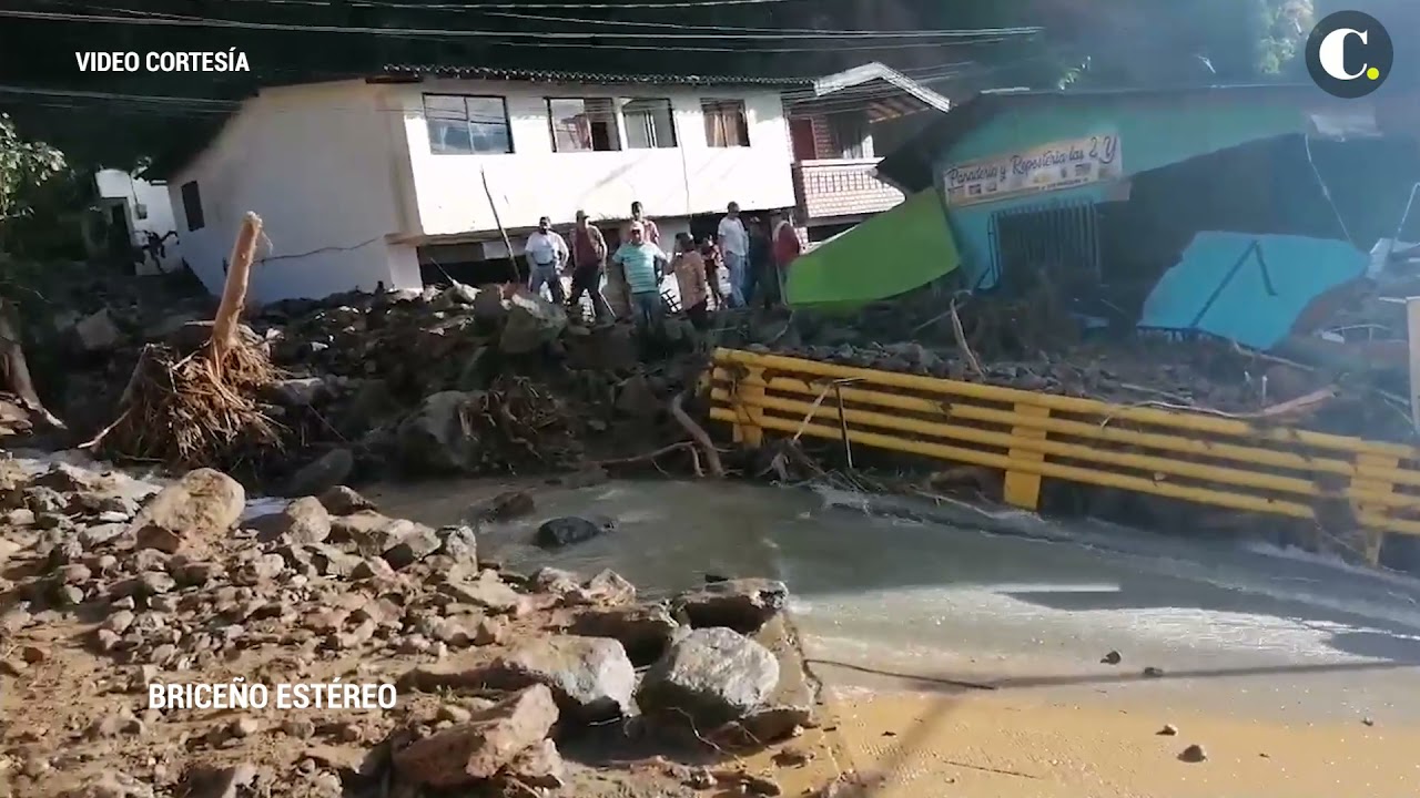 Emergencia en Briceño, Antioquia por fuertes lluvias | El Colombiano