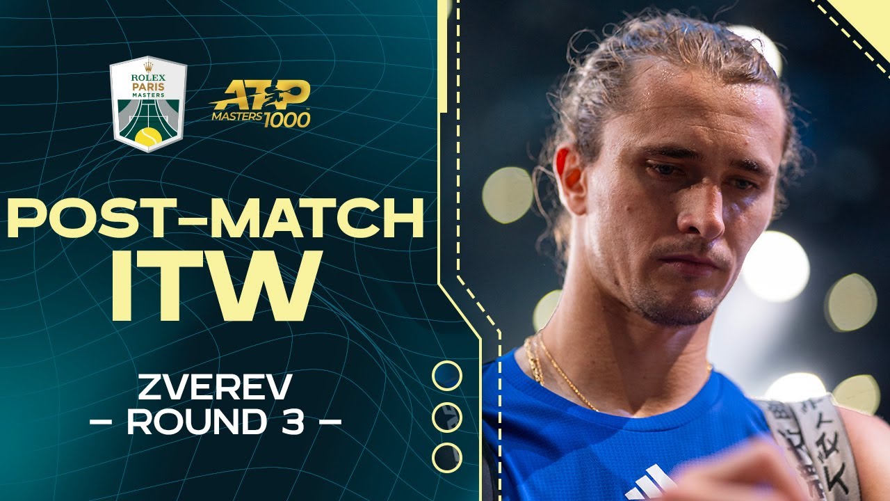 Alexander Zverev Round 3 post-match interview | Rolex Paris Masters 2024