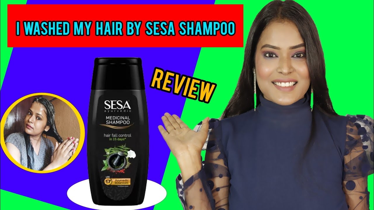 OMG I Washed My Hair By Sesa Shampoo|Sesa Shampoo Review | How is Sesa Shampoo For Hair|Shinny Roops