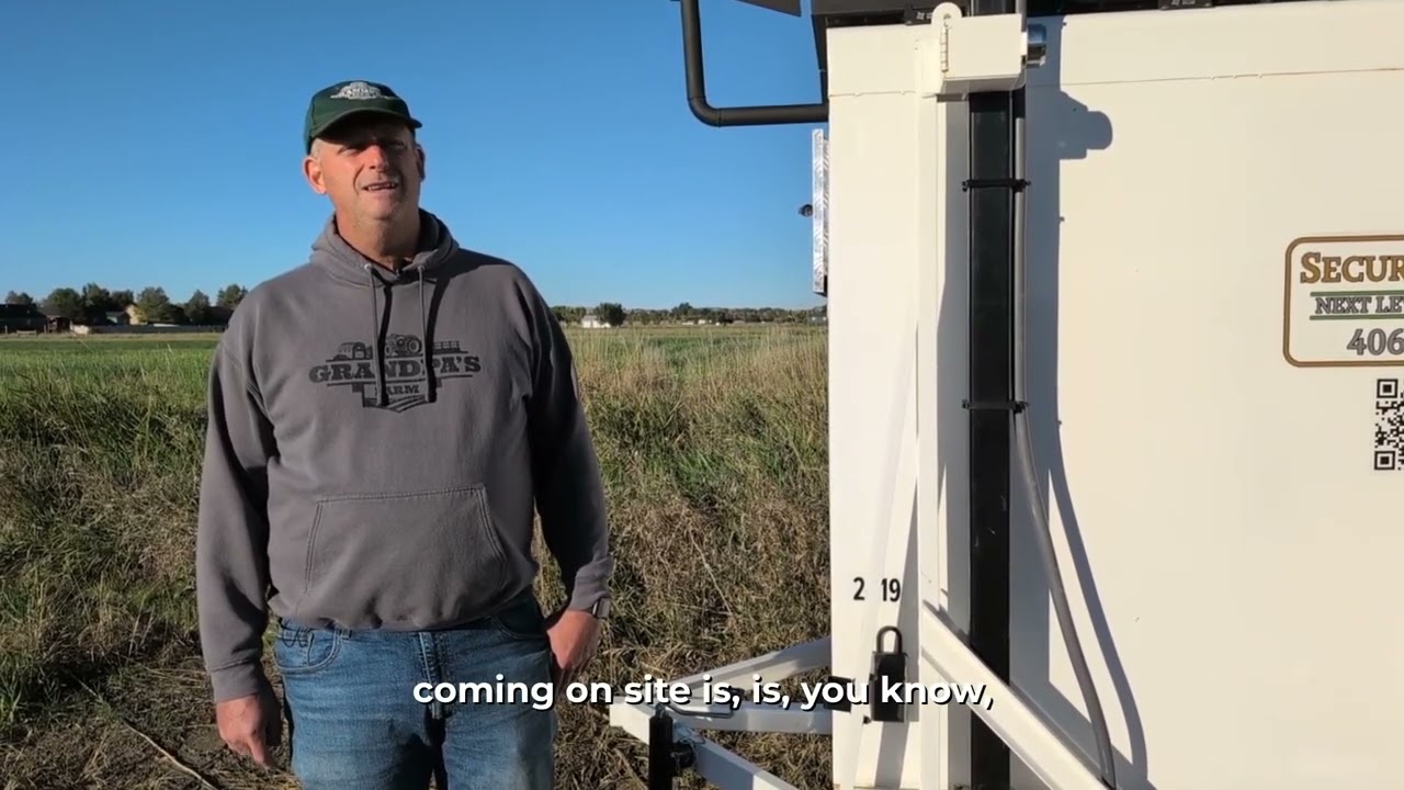 Security View provides lighting, power, and cameras down on the farm