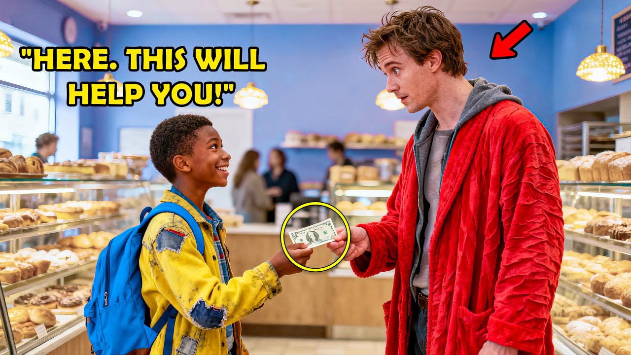 Kind Boy Sees a Dirty Man in a Bakery — He Helps Him and Learns Who The Man Really Is