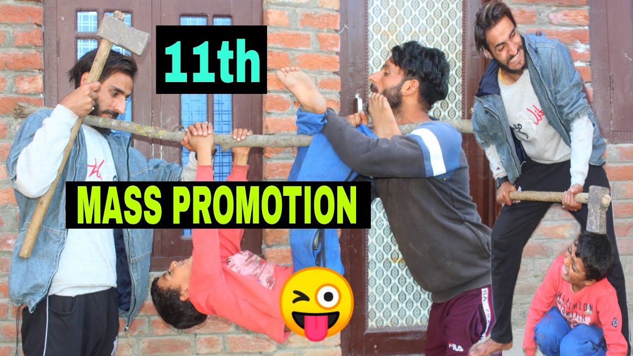 11th Class Mass Promotion Funny Video By kashmiri Rounders