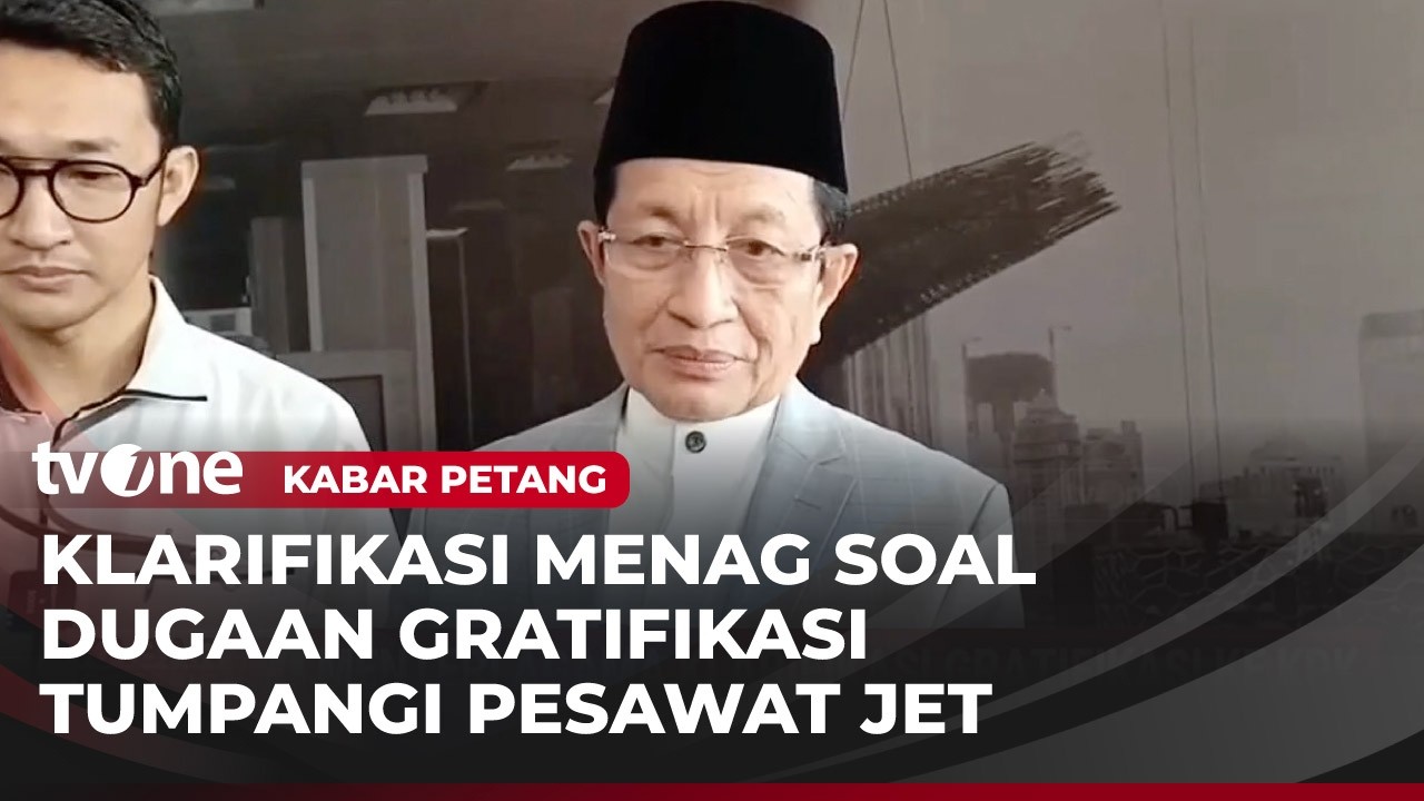 Menag Klarifikasi Terkait Dugaan Gratifikasi Menumpangi Pesawat Jet ke KPK | Kabar Petang