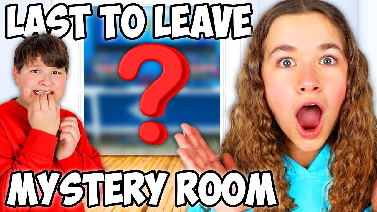 LAST to LEAVE the MYSTERY ROOM!!