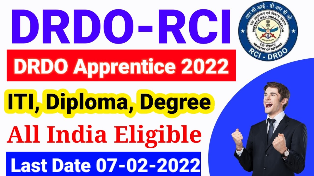 DRDO Apprentice Recruitment 2022 | DRDO RCI Apprentice Recruitment | drdo hyderabad apprentice form