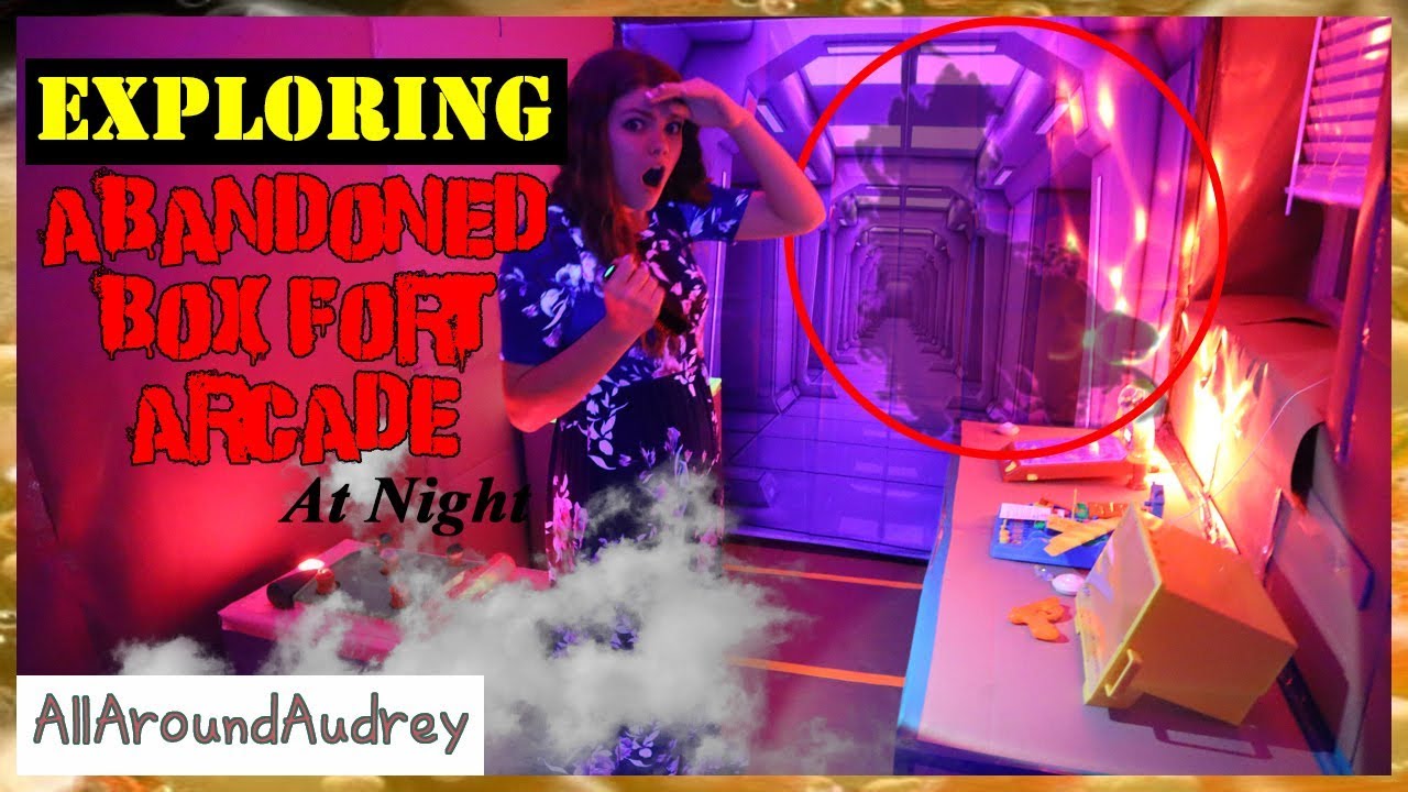 Exploring Haunted Abandoned Box Fort Arcade At Night / AllAroundAudrey
