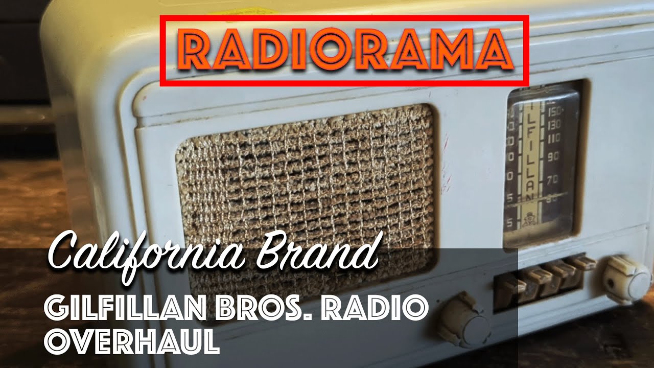 California-built Gilfillan Bros radio overhaul.