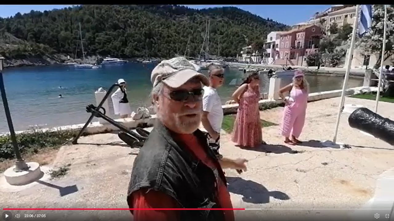 Andys trip to Assos and a lovely meal. Plus the local news from the island of Kefalonia