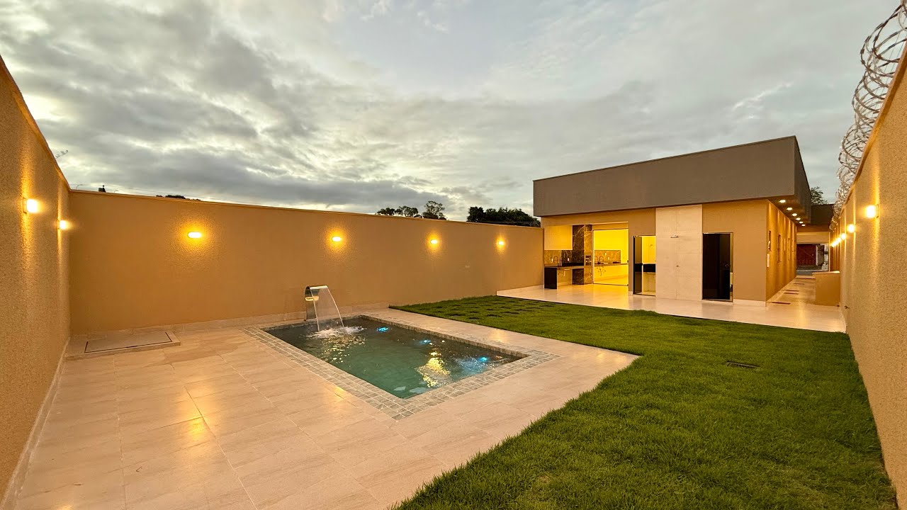CASA COM LAZER MARAVILHOSO POR R$ 795MIL EM GOIÂNIA | SOZINHA NO LOTE 