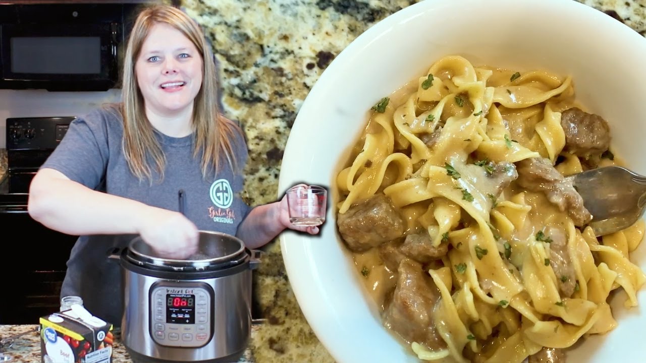 Instant Pot Beef Stroganoff Recipe - Super Easy and Delicious