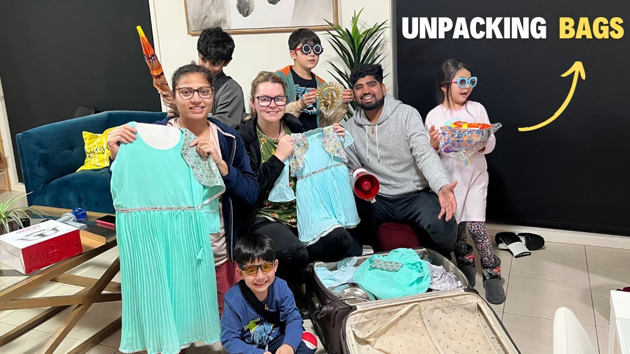INDIA SE KYA LEKE AAYE HUM SABKE LIYE🤔 UNPACKING BAGS