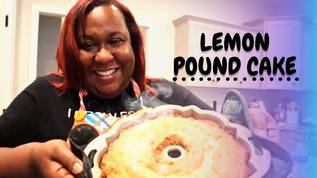 VEGAN CAKE| VEGAN LEMON POUND CAKE
