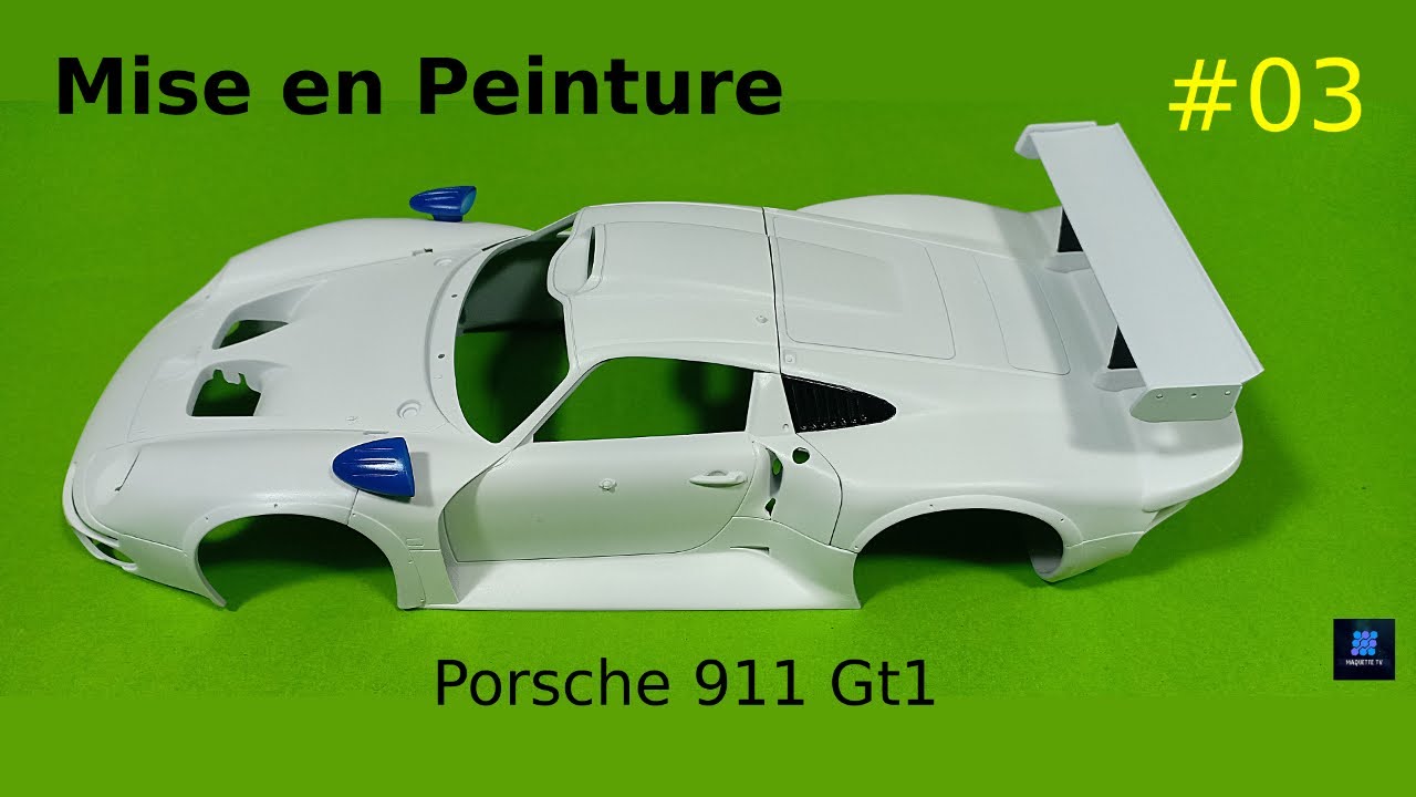 Mise en peinture : Tamiya Porsche 911 Gt1