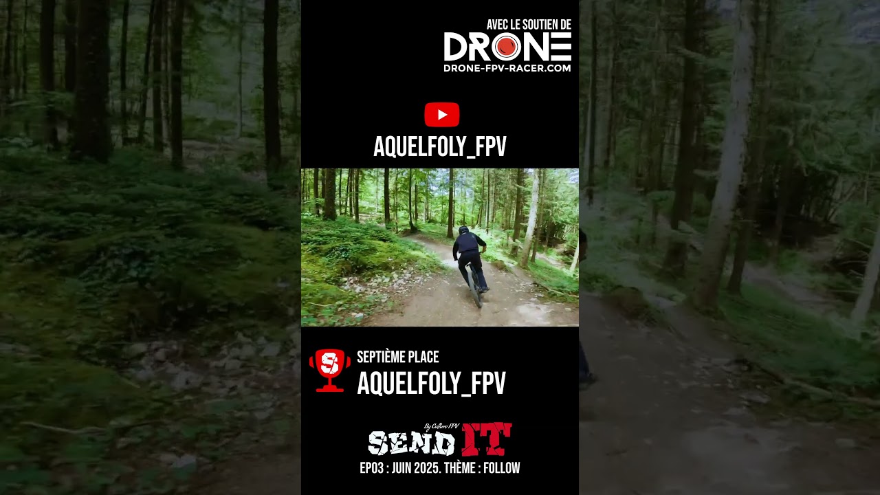 7&egrave; place du SendIT Follow#sendIT #dronefpv #CultureFPV #drone