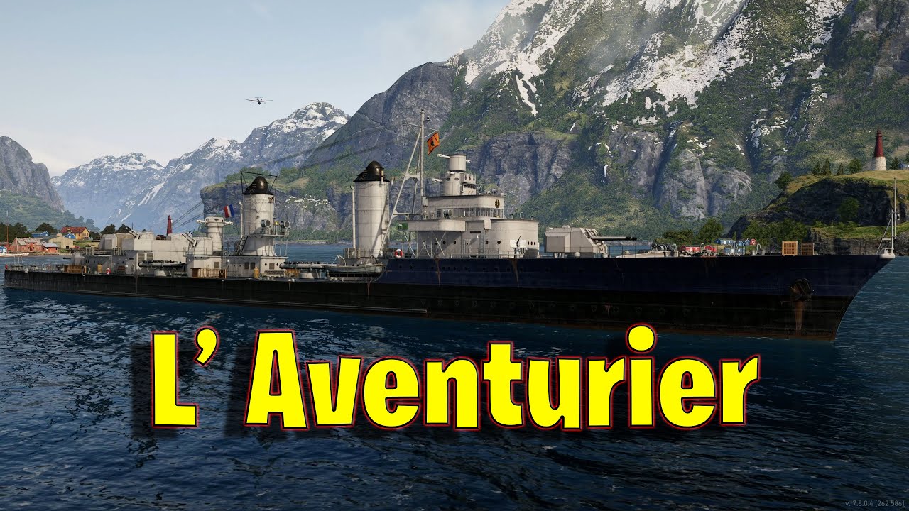 Meet The L' Aventurier! Tier 7 French Destroyer in World of Warships Legends!