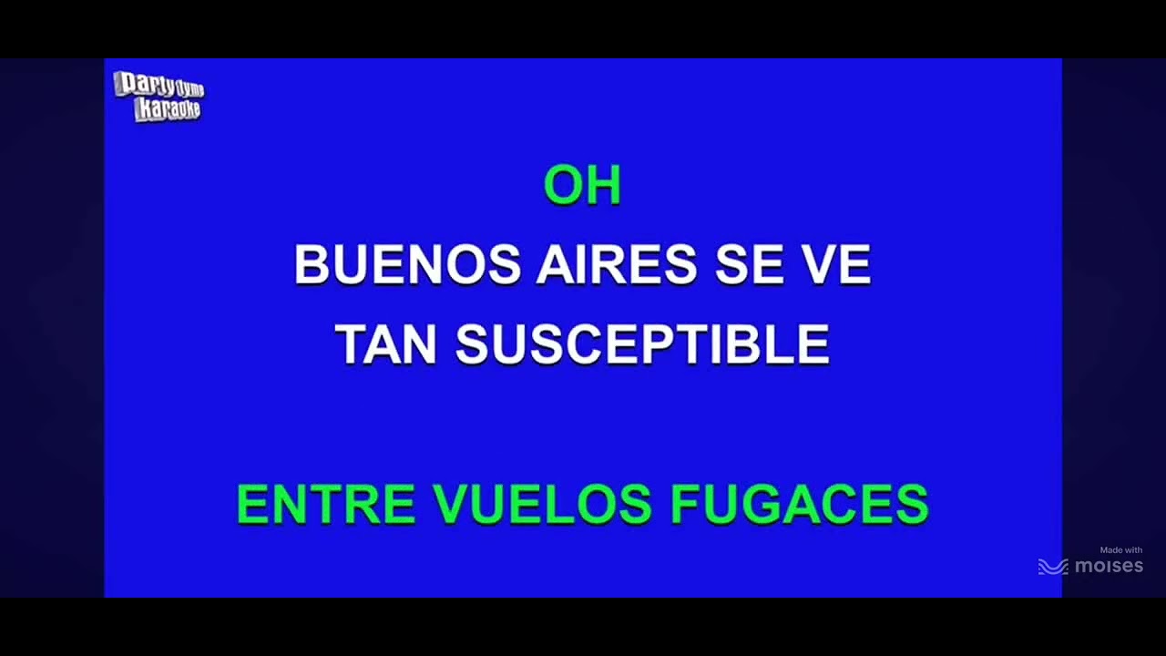 La ciudad de la furia Soda Stereo Karaoke en F 