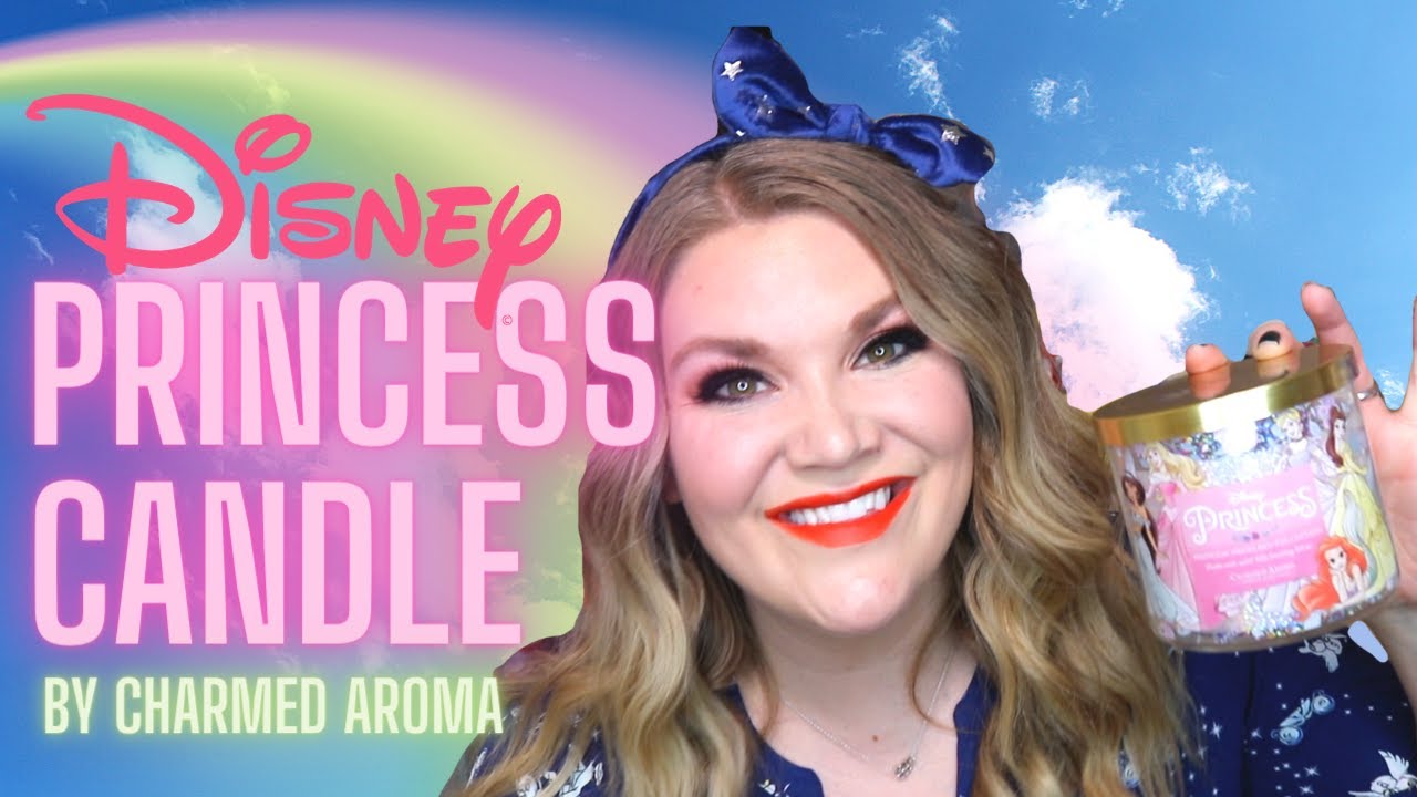 Charmed Aroma DISNEY Princess Candle with Mystery Necklace 🔥👑🔥Which Princess did we get?