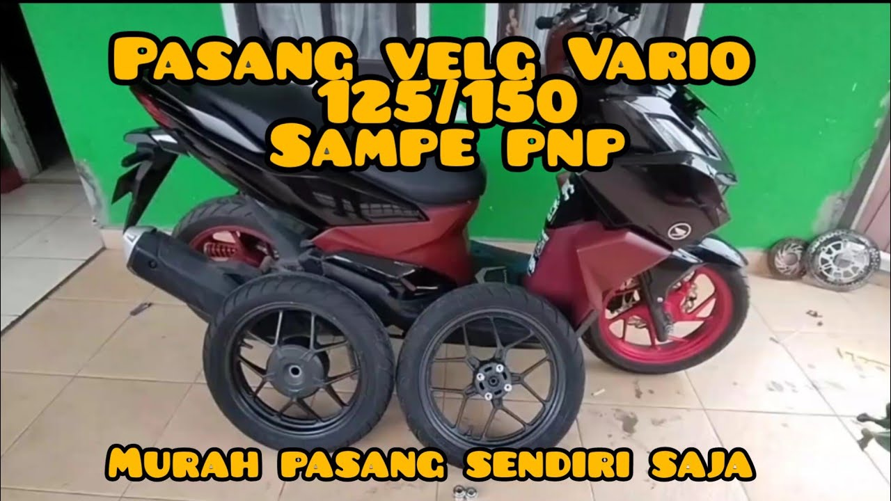 modif velg vario 160 pake velg Vario 125 Vario 150