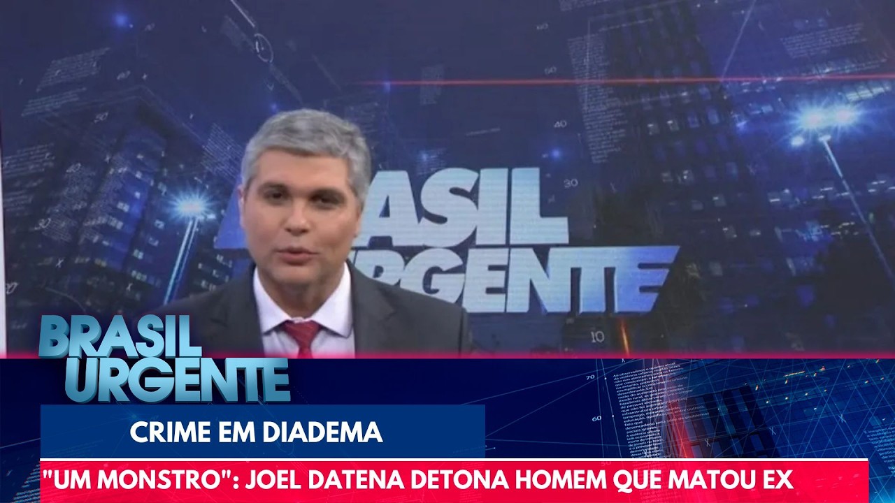 Joel Datena critica assassino que matou a ex-namorada: 