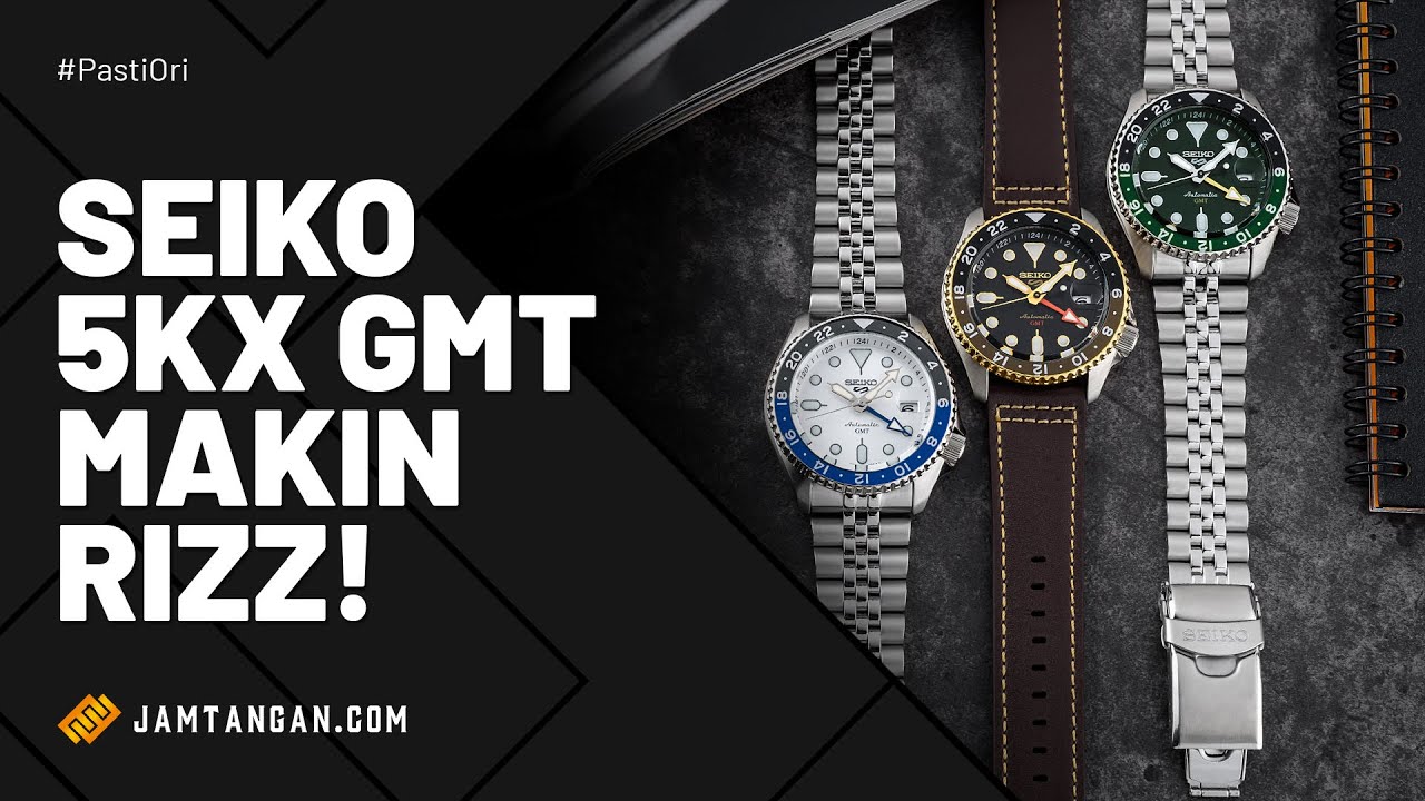 GMT TERVIRAL NAMBAH OPSI WARNA! Seiko 5 Sports SKX GMT
