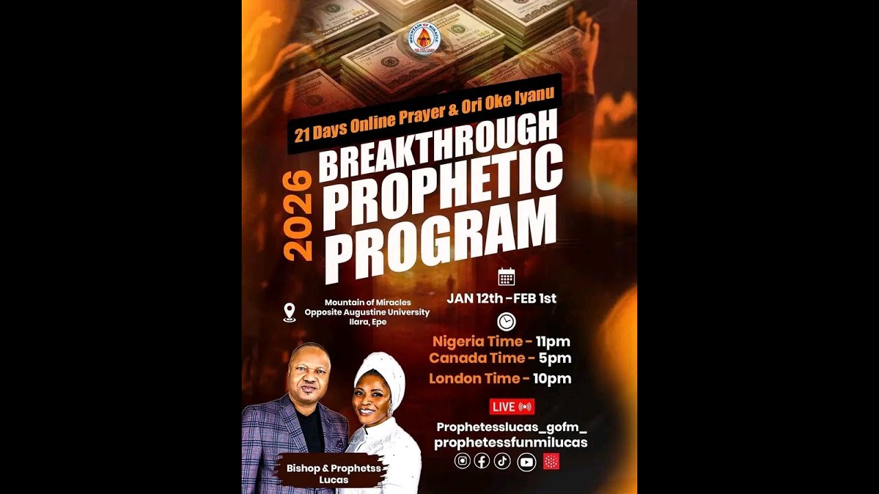 BREAKTHROUGH PROPHETIC PROGRAM 2026