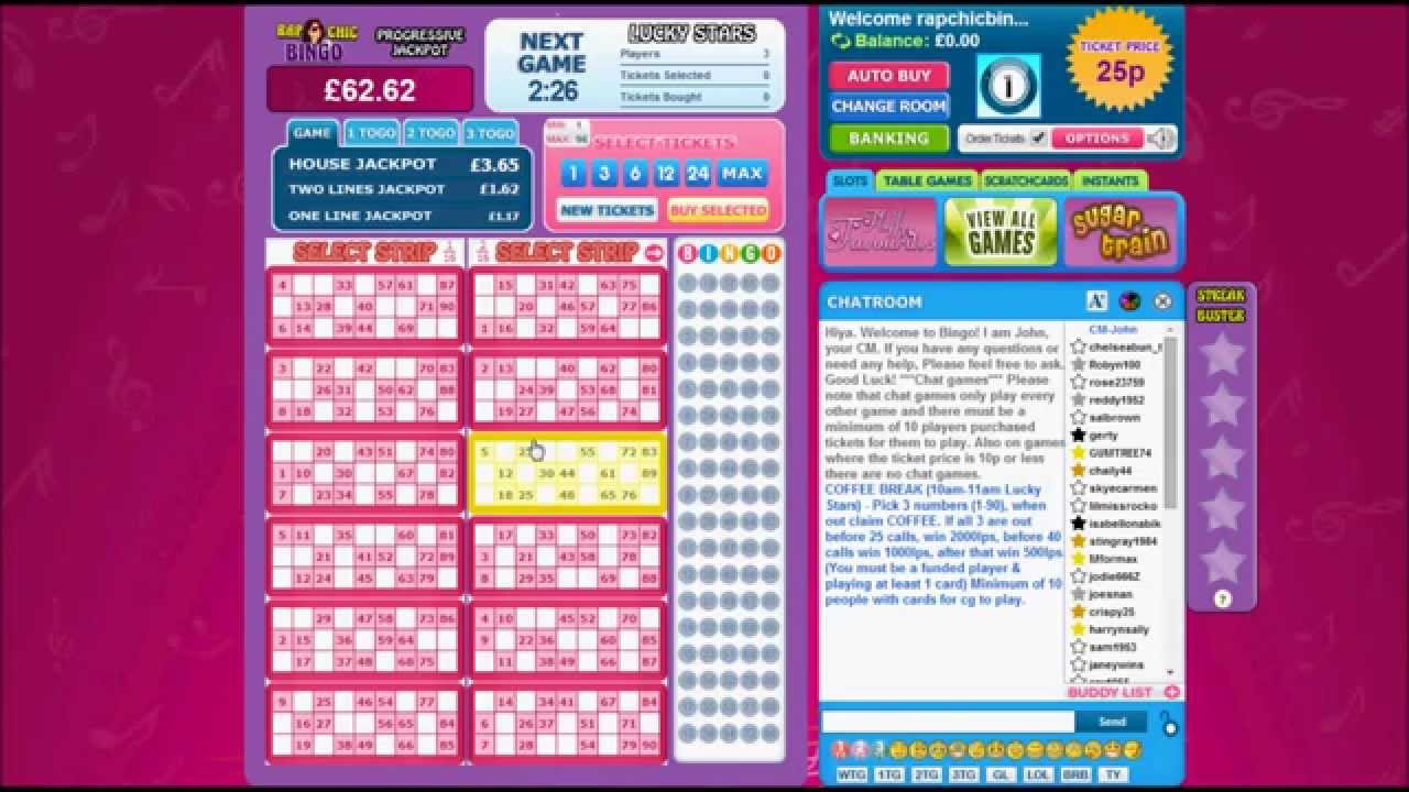 Rapchic Bingo Review - Bingosites tv