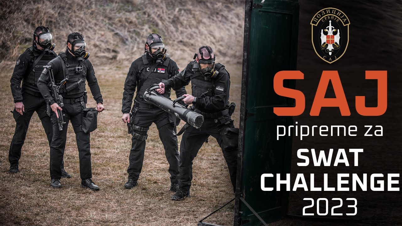 Pripreme Specijalne antiterorističke jedinice (SAJ) za The UAE SWAT Challenge 2023