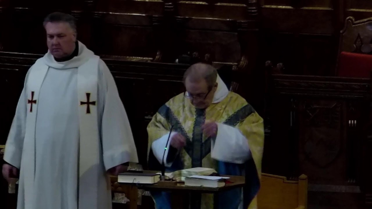 28-1-26: Mass on the Memoria of St Thomas Aquinas, Priest & Doctor, celebrated by Fr  Edgar