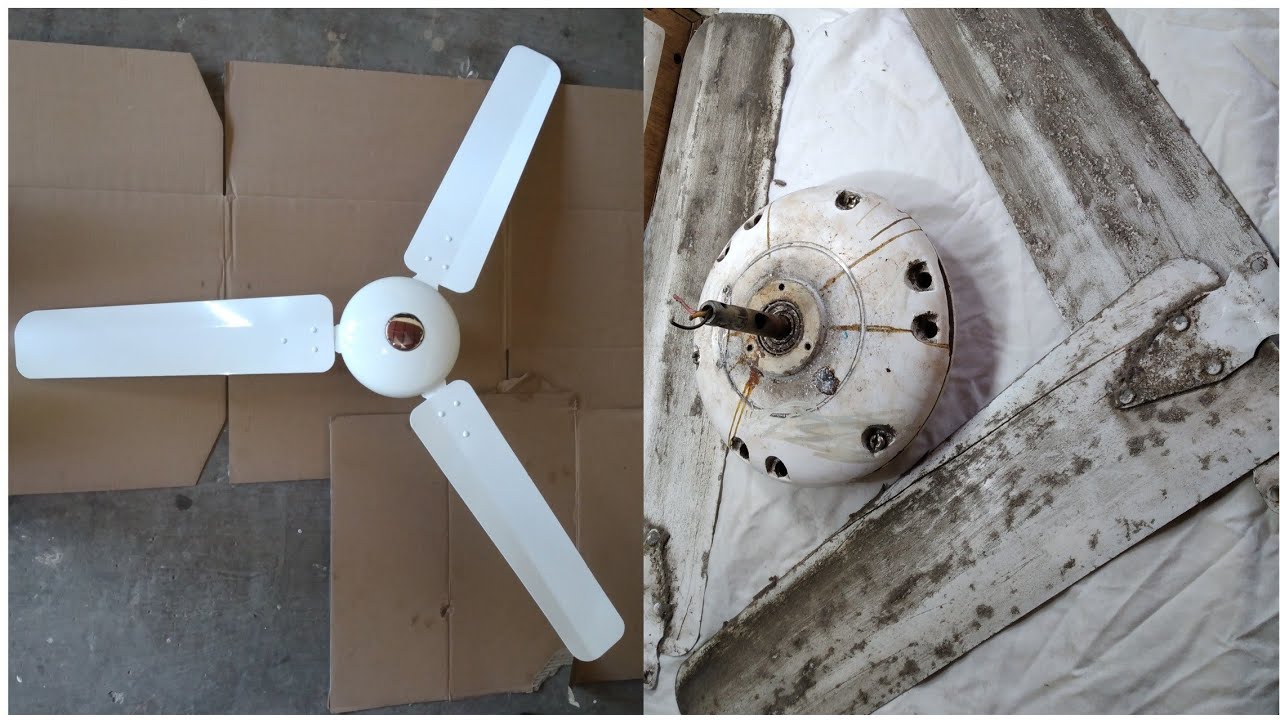 Old Ceiling Fan Full Restoration | Fan Restoration  |  Old Fan Full Restoration | USHA Ceiling Fan