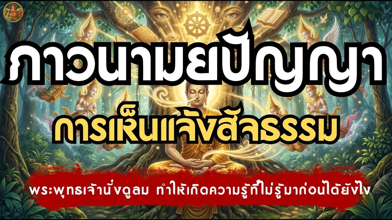 ภาวนามยปัญญา  พระพุทธเจ้านั่งดูลม ทำให้เกิดความรู้ที่ไม่รู้มาก่อนได้ยังไง | เรื่องเล่าชาติสุดท้าย