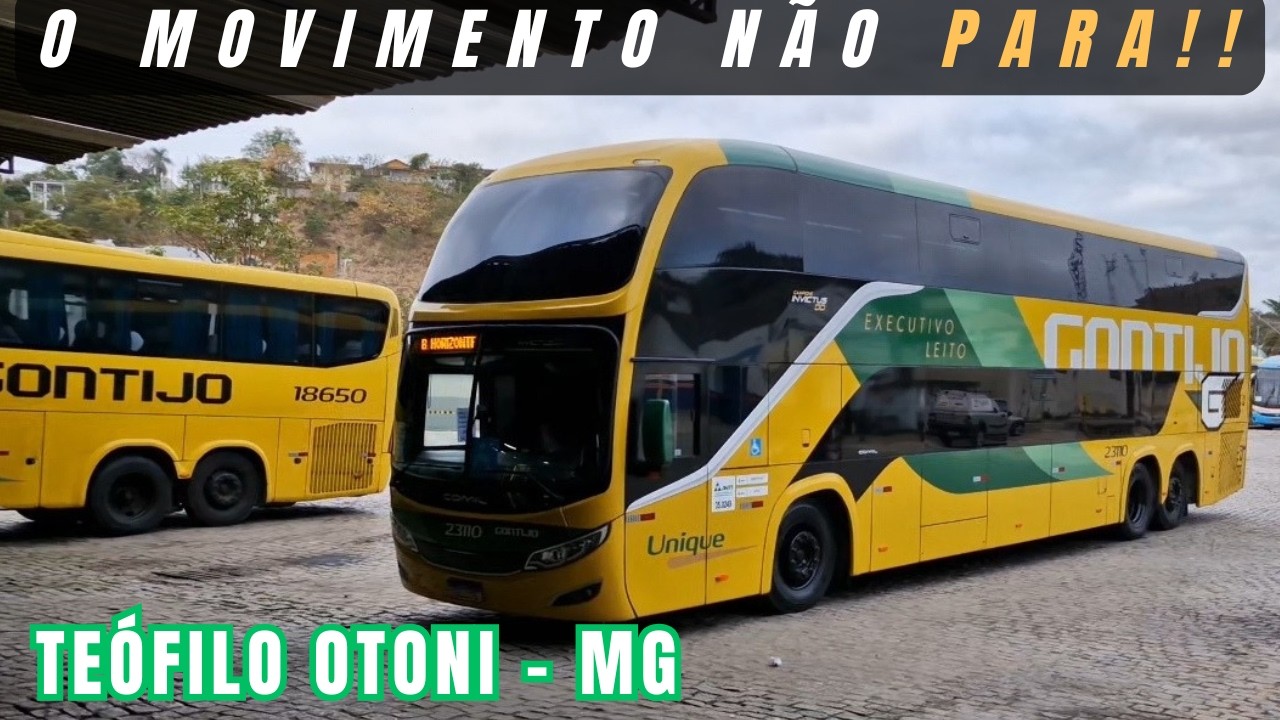 TEÓFILO OTONI NO PAIXÃO BUS | AMANHECENDO NA RODOVIÁRIA DA CIDADE COM GONTIJO,  RIODOCE,  SARITUR