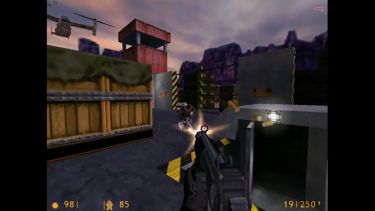 nVIDIA Riva TNT in HalfLife (OpenGL vs Direct3D)