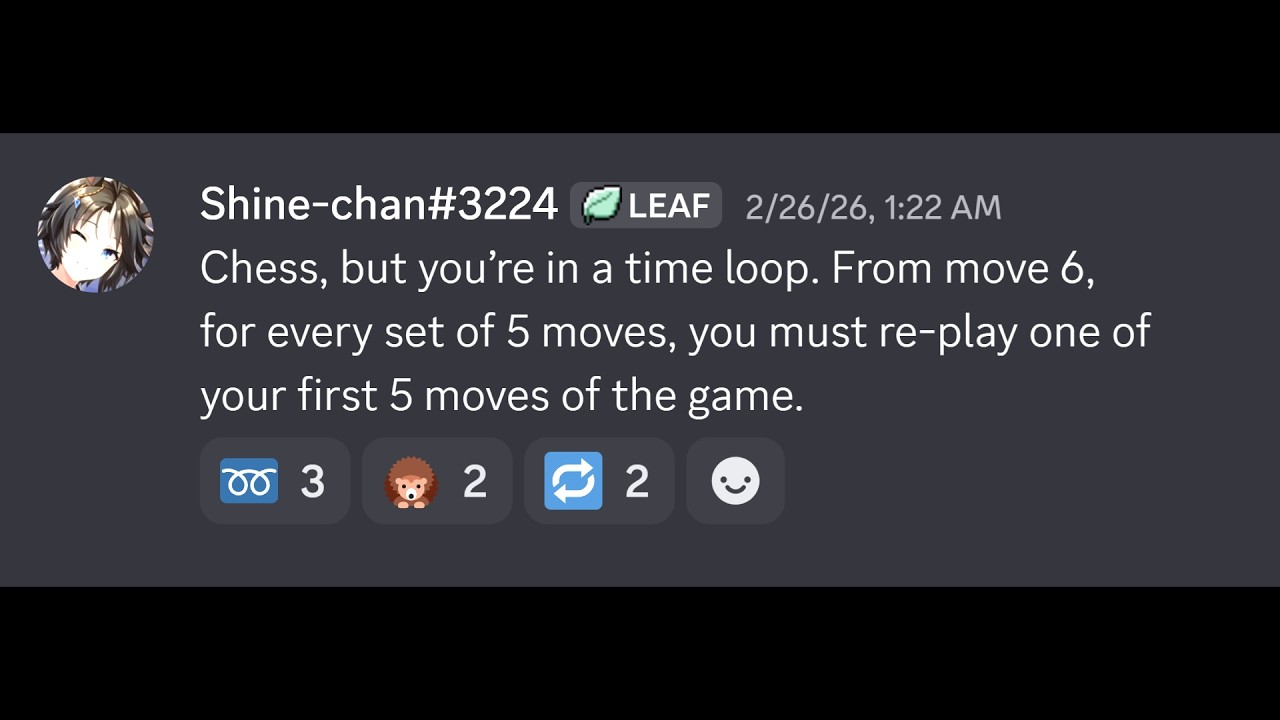 Why Chess Players Cannot Reverse Time