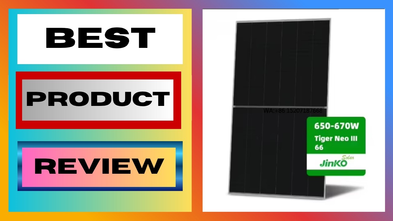 PV Series 670 W Jinko Solar  TIGER Neo III 66 QL6-BDV Tiger Neo 3.0