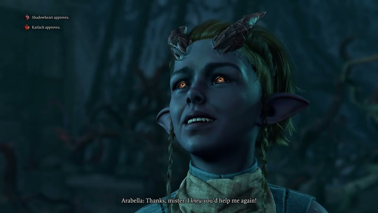 Baldur's Gate 3 Arabella and House of Healing Thruth about Thaniel Tactician 4K