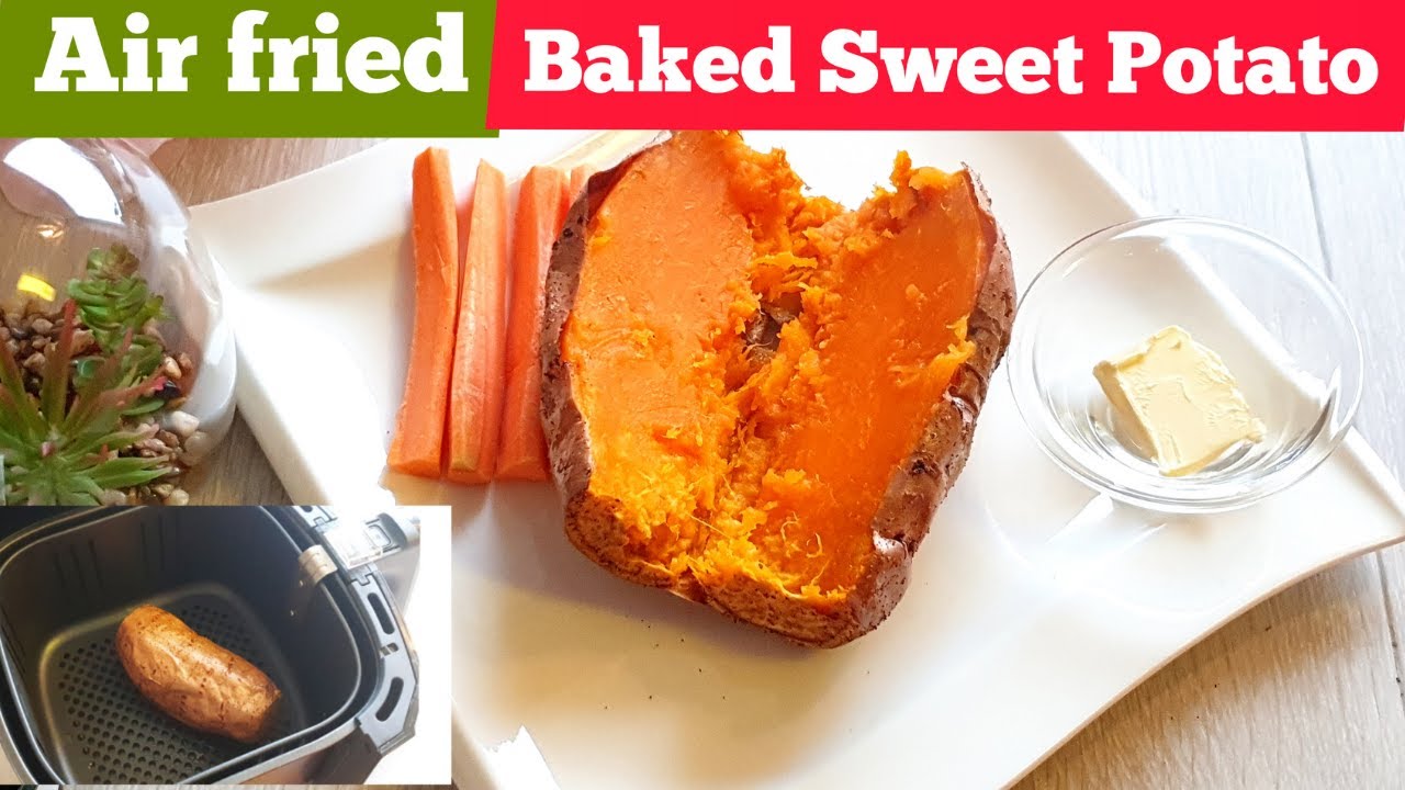 HOW TO BAKE WHOLE SWEET POTATOES IN AIR FRYER. AIR FRIED BAKED WHOLE SWEET POTATOES RECIPE #airfryer