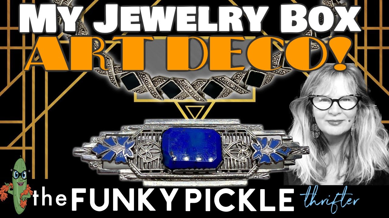 Beautiful ART DECO Jewelry Collection from Yard Sales & Thrift Stores Great Finds, Identification