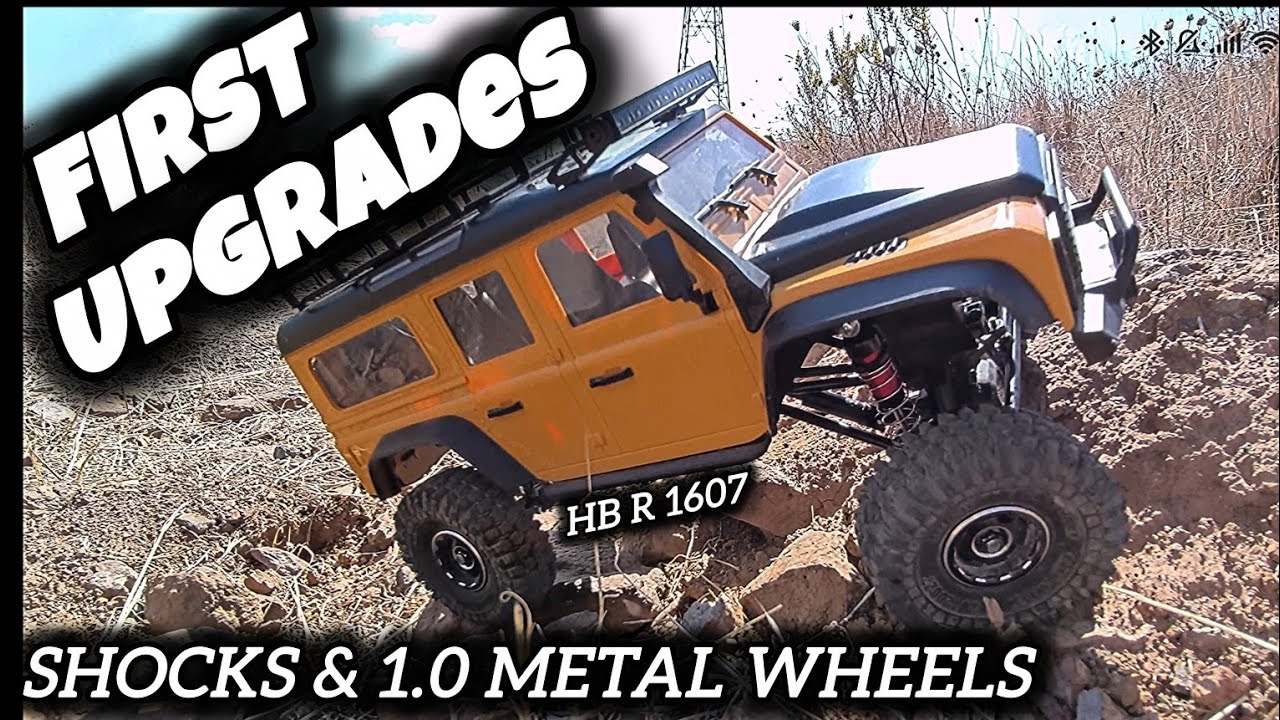 HOW TO UPGRADE HB R1601 to R1609 – Metal Beadlocks + TRX4M Shocks!