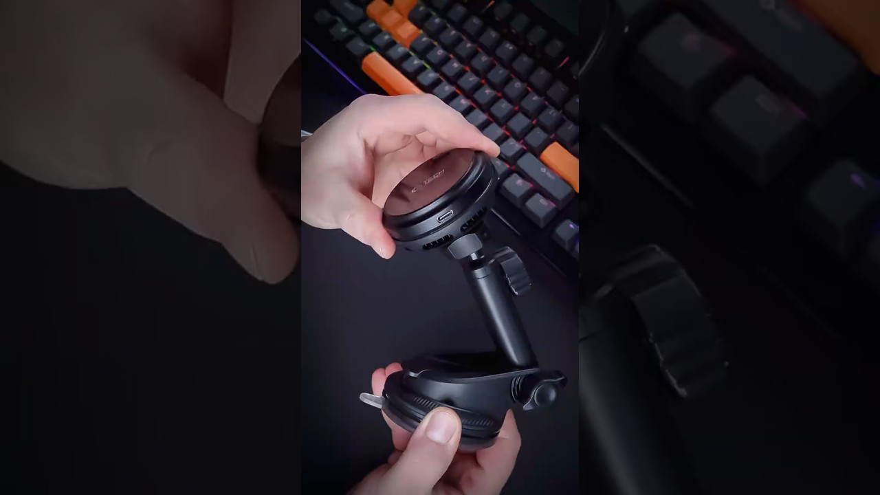 Fast Wireless Charging 25W with Qi2.2 in Car Holder - Tech-Protect V9 ArcticBoost