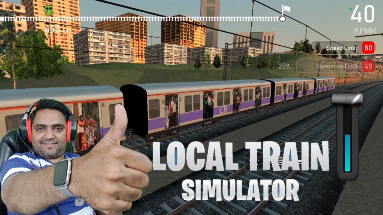 Indian local train simulator game play | Mumbai local train simulator hindi game play
