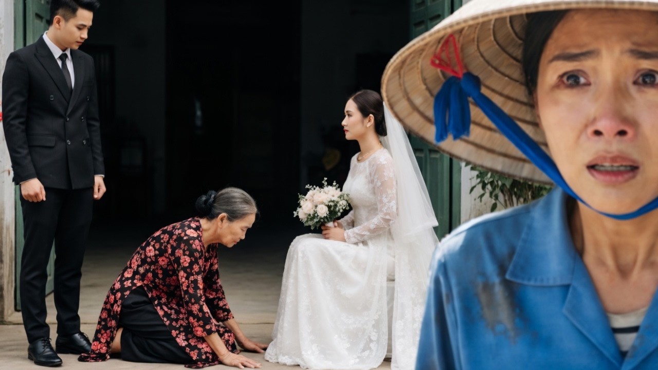 Nữ Tỷ Phú Giả Lao Công Về Dự Đám Cưới Em Trai , Chết Lặng Thấy Mẹ Quỳ Gối Lau Giày Cho Cô Con Dâu!