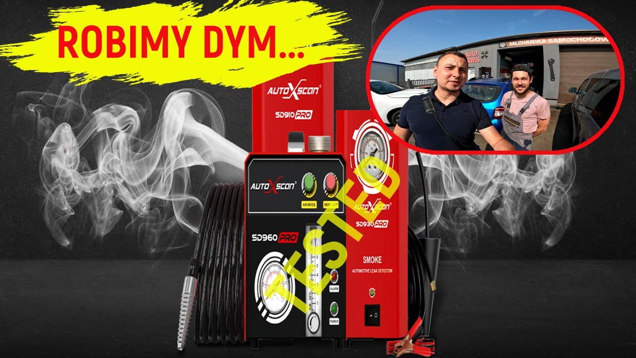 Robimy dym - Testujemy generator dymu AutoxSCAN SD930PRO // trochę o testerach diagnostycznych