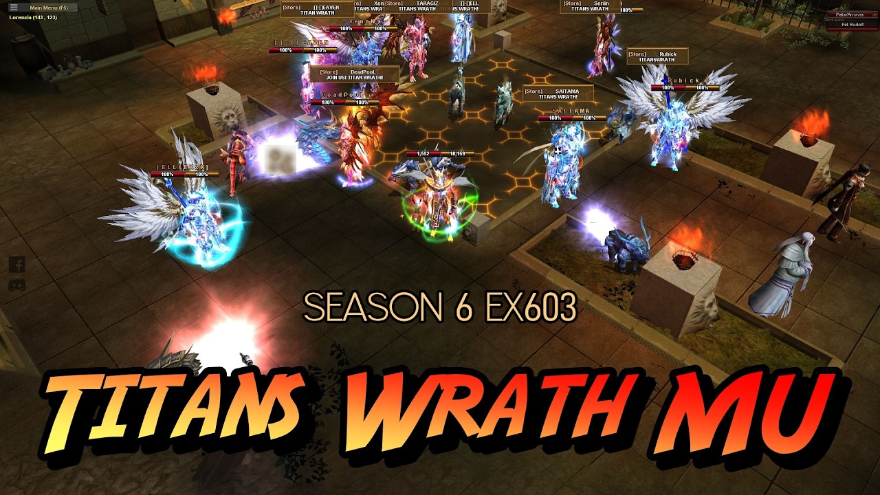 Titans Wrath MU Season 6 EX603 ( Mid Server ) | Mu Online Server Review