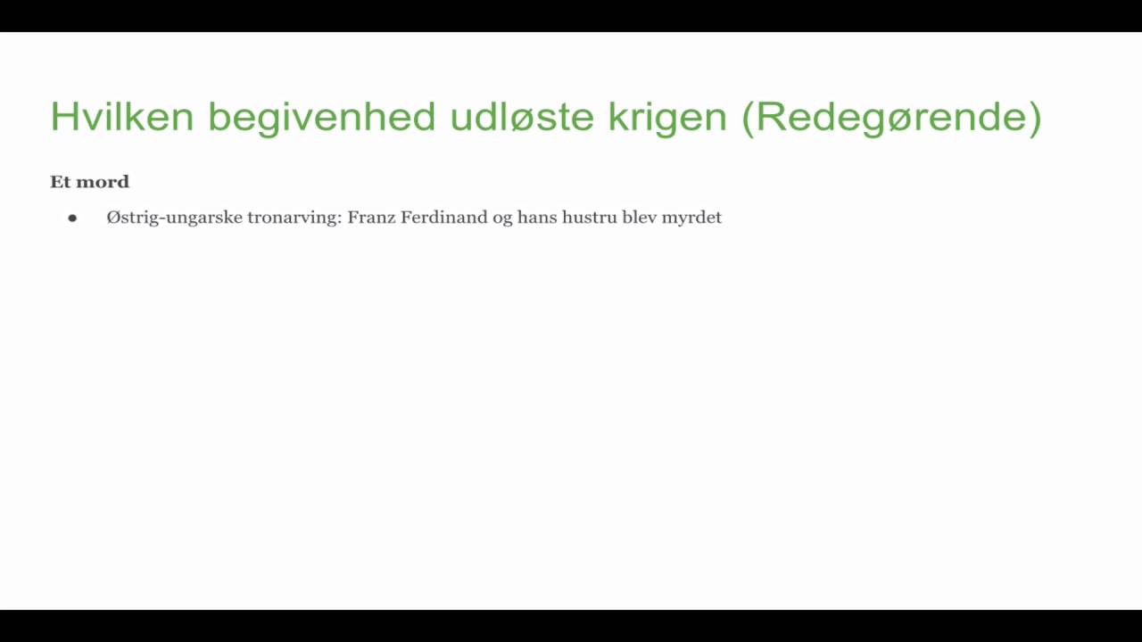 Redegøre, analysere og diskutere i historie