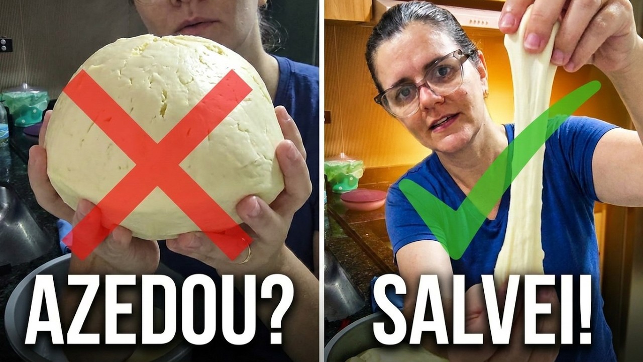 Seu Queijo Azedou? NÃO JOGUE FORA! Faça Mussarela em Casa #AproveitamentoDeAlimentos