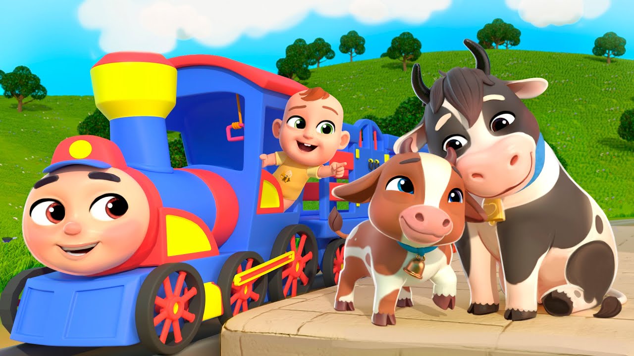 Train Choo Choo (Crying Baby Animals) + More Lalafun Nursery Rhymes & Original Kids Songs