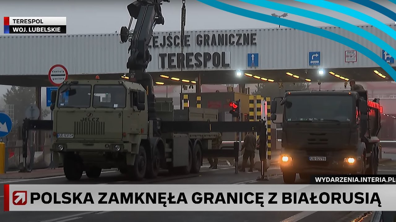 Granica z Białorusią zamknięta. 