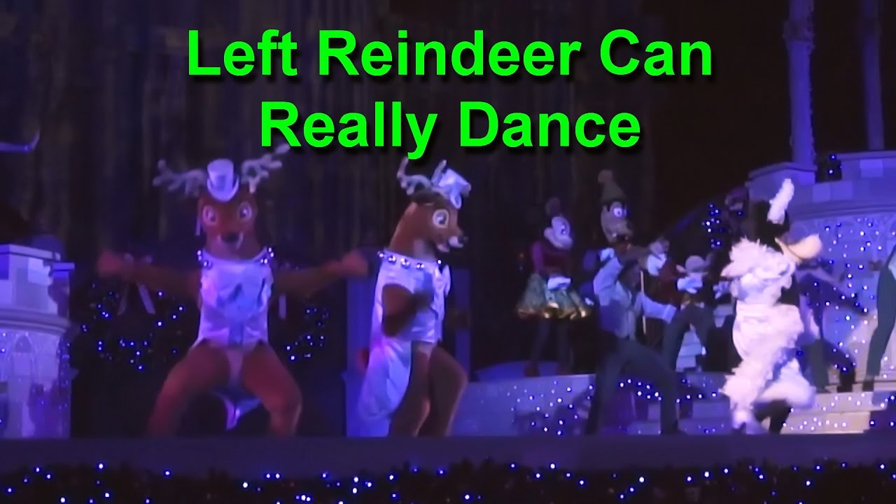 Left Reindeer at Mickey's Very Merry Christmas Party