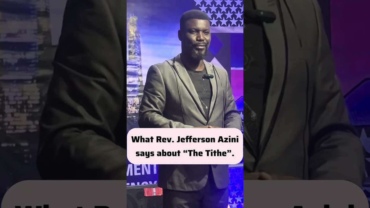 What Rev. Jefferson Azini says about “The Tithe”. #dominioncenterppfm #viralvideo 
